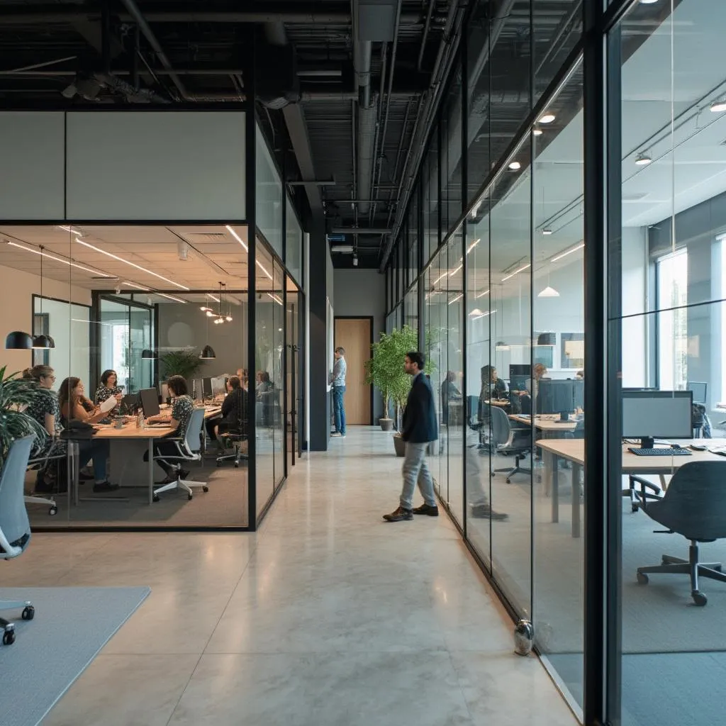 Oficinas modernizadas equipo consultoría